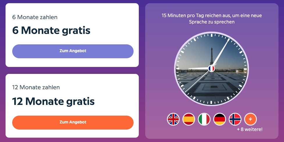 Babbel Oder Monate Zugriff Auf Alle Sprachen Mit Rabatt