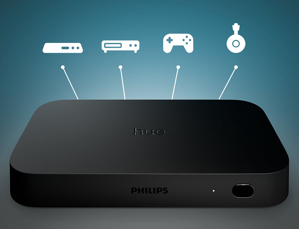 Philips Hue Play HDMI Sync Box + Bridge 🌈 Z.B. Für TV-Beleuchtung ...