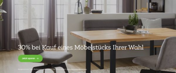 Endspurt 30 Auf Ein Mobelstuck Nach Wahl Z B Esstische Sessel Usw Mytopdeals