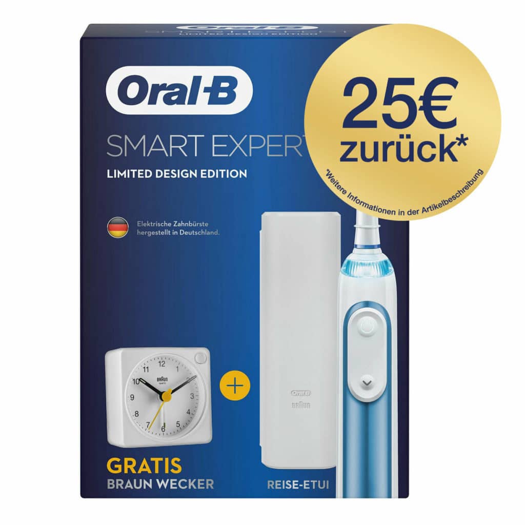 ORAL-B Smart Expert Ltd. Edition (mit 5 Modi) Mit Reiseetui & Gratis ...