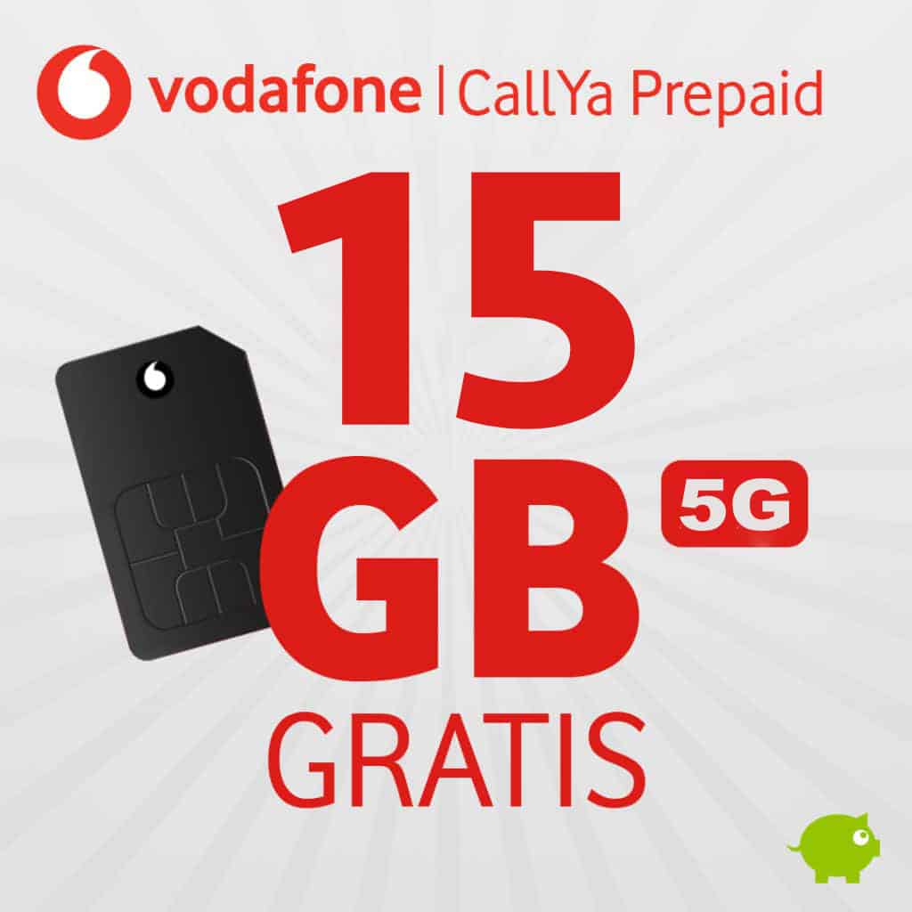 3 Monate Prepaid CallYa 5G/LTE Allnet Vodafone GRATIS 15GB 🚀