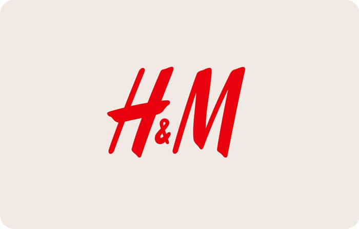 Beiger H&M Gutschein