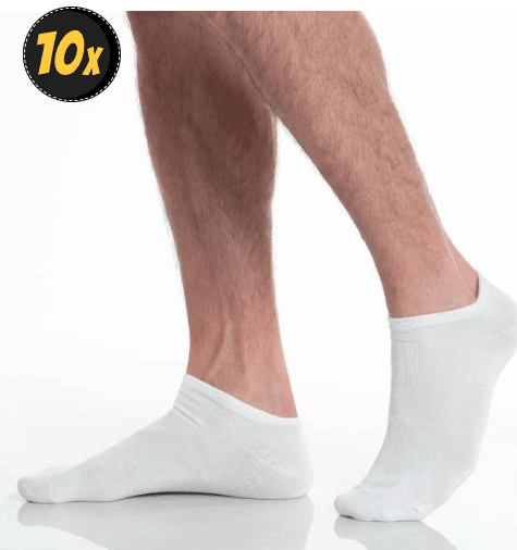 SPORTINATOR Sneakersocken 10 Paar weiß