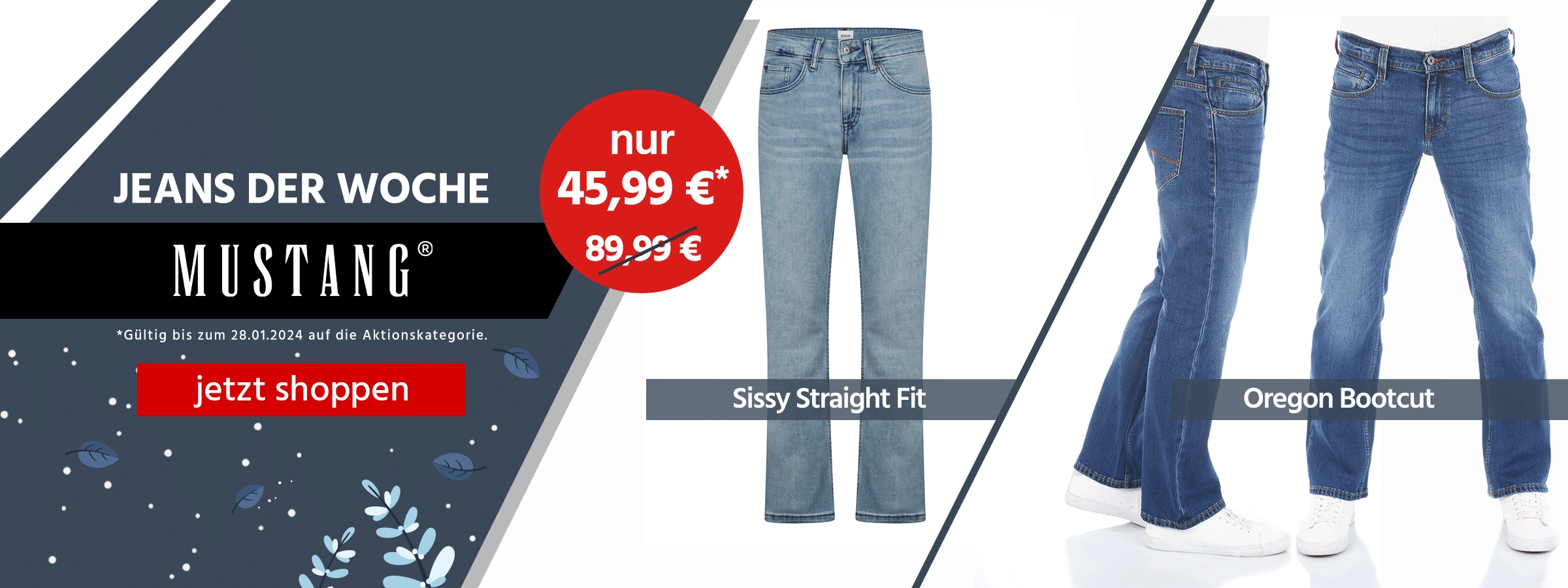 Jeans-Direct Mustang Jeans der Woche für Damen & Herren