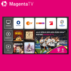 Jedes EM-Spiel! 💥 RTL+ Premium, Disney+, Netflix + TV 🔥 60€ Cashback für Telekom MagentaTV SmartStream