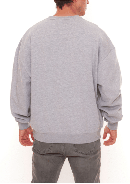 PASH Logo Classic Sweat Herren Rundhals-Pullover mit großem Marken-Print Sweater