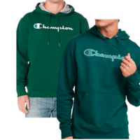 Champion Herren Kapuzen-Pullover Baumwoll-Sweater nachhaltiger Hoodie mit Powerblend