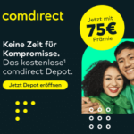 [Letzte Chance] Comdirect Depot mit 75€ Prämie 🏦