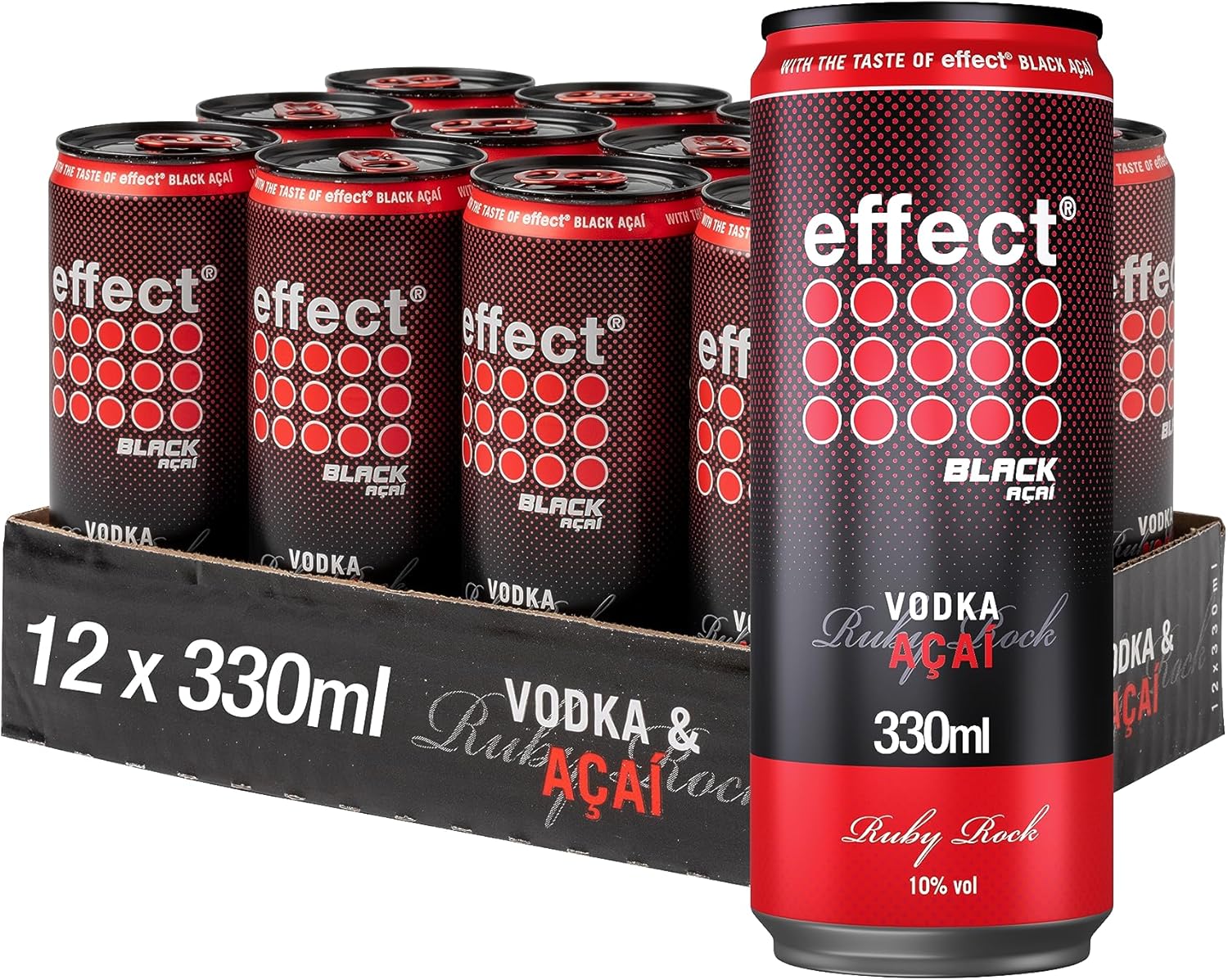 effect Vodka & Black Acai Premix 12 Dosen