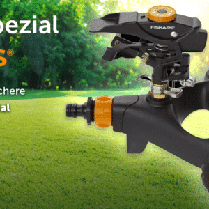 FISKARS Impulssprinkler Metall mit Rädern