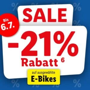 21% Gutschein auf E-Bikes 🚲 von Fischer, Prophete, SachsenRad, Zündapp & Crivit