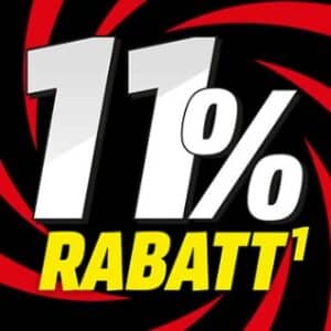 11% Direktabzug auf viele Produkte bei MediaMarkt, z.B. Gaming, Audio, Speichermedien, Haushalt & vieles mehr!