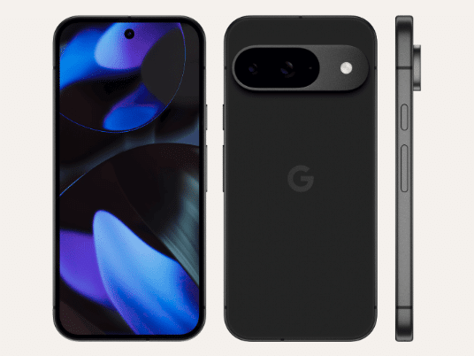 Google Pixel 9 in schwarz von allen Seiten im Detail