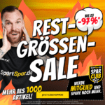 🤩 Großer SportSpar Restgrößen-Sale 👟👕 z.B. Shorts für 3€, Sweatjacke für 5€, Poloshirt für 7€ & mehr