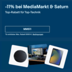 MediaMarkt & Saturn bei Ebay 👉 11% Gutschein auf viele Produkte, z.B. Smart Home, Speichermedien, Haushalt & vieles mehr!