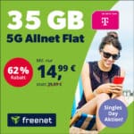 [Endet!] TELEKOM 🔥 35GB 5G/LTE Allnet-Flat für NUR 14,99€ mtl. | 19,99€ AG