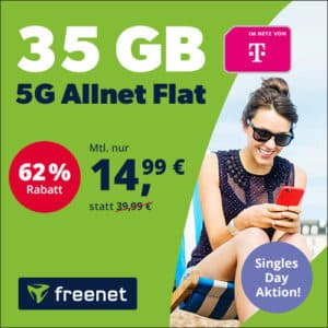 [Endet!] TELEKOM 🔥 35GB 5G/LTE Allnet-Flat für NUR 14,99€ mtl. | 19,99€ AG