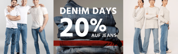 Jeans-Direct 20% auf alle Jeans im Sortiment