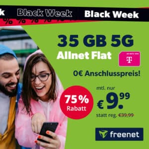 [TOP] TELEKOM 🔥 35GB 5G/LTE Allnet-Flat für NUR 9,99€ mtl. | 0,00€ AG!