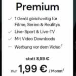 1 Monat RTL+ Premium für 1,99€