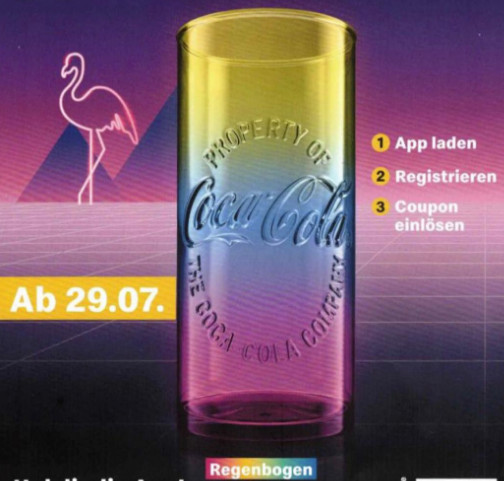 Gratis bei McDonald's Coca Cola Glas zum McMenü ab 15.07