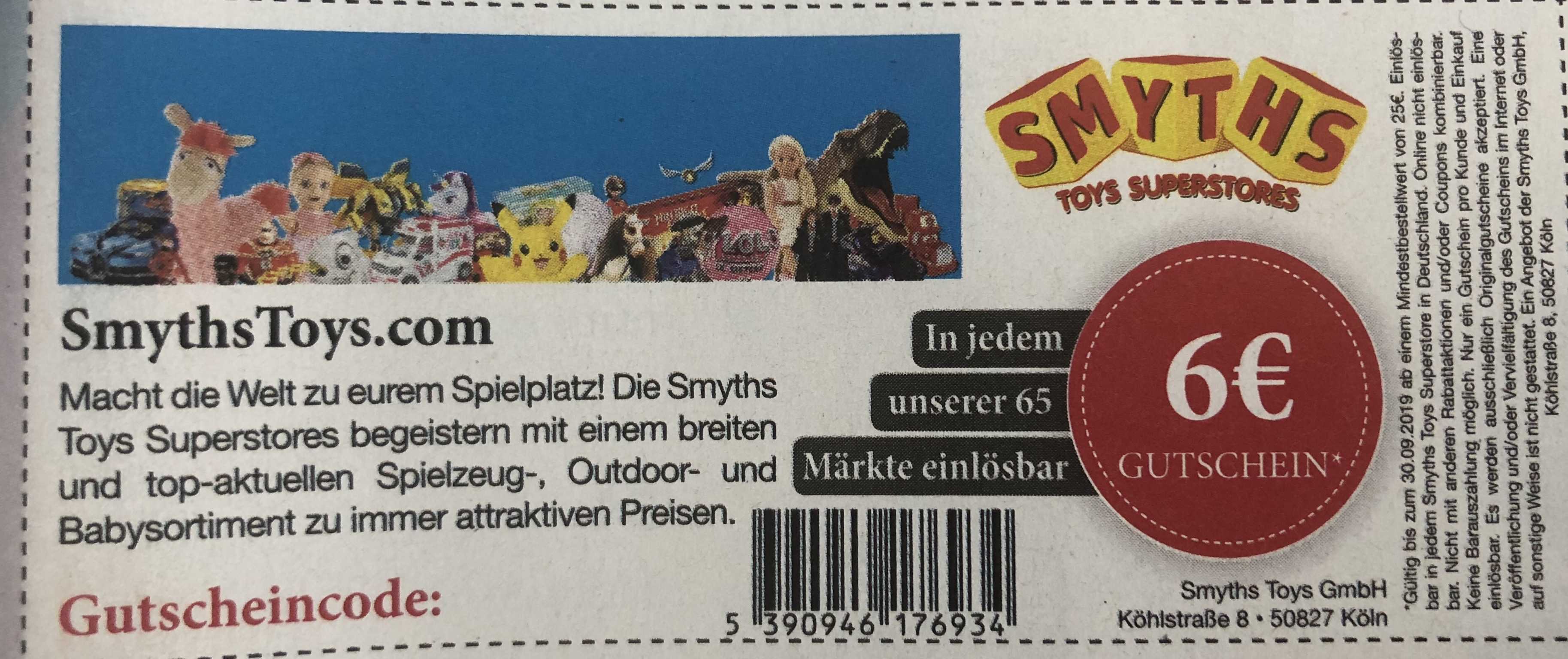 smyths toys coupon