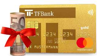 TF Bank -Kreditkarte (50 Euro Prämie) - MyTopDeals